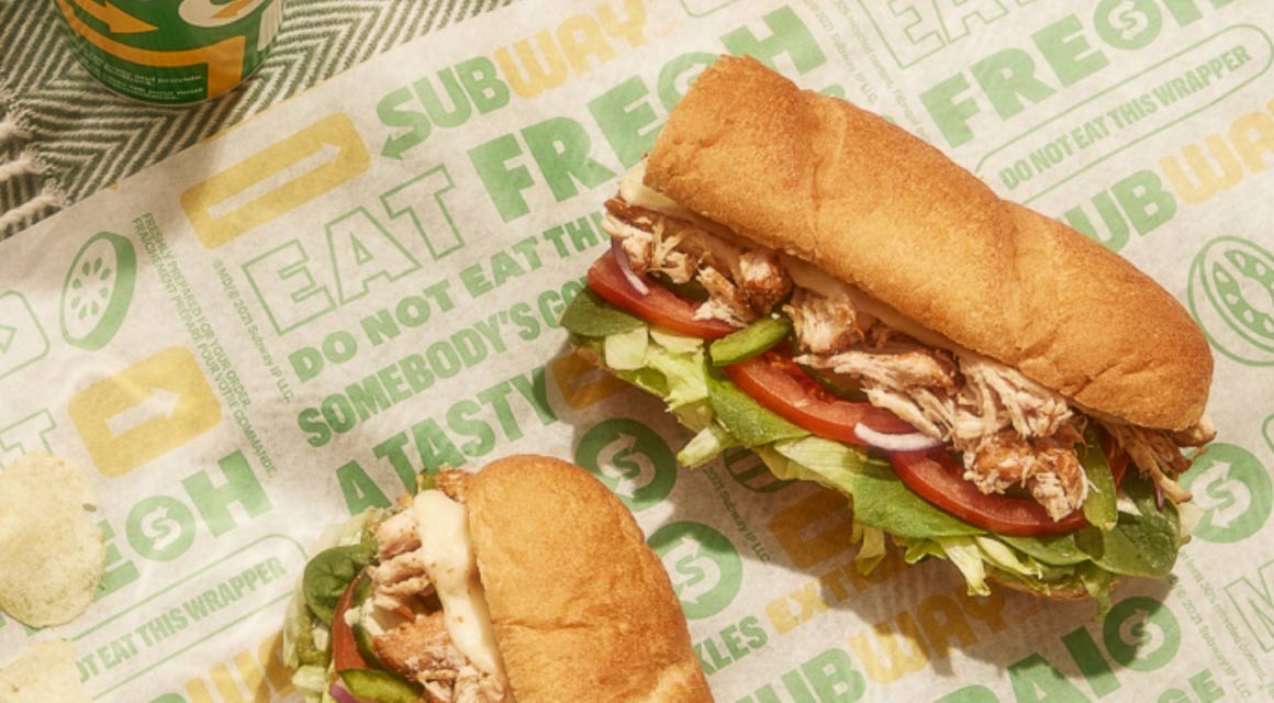  Subway Sandwiches